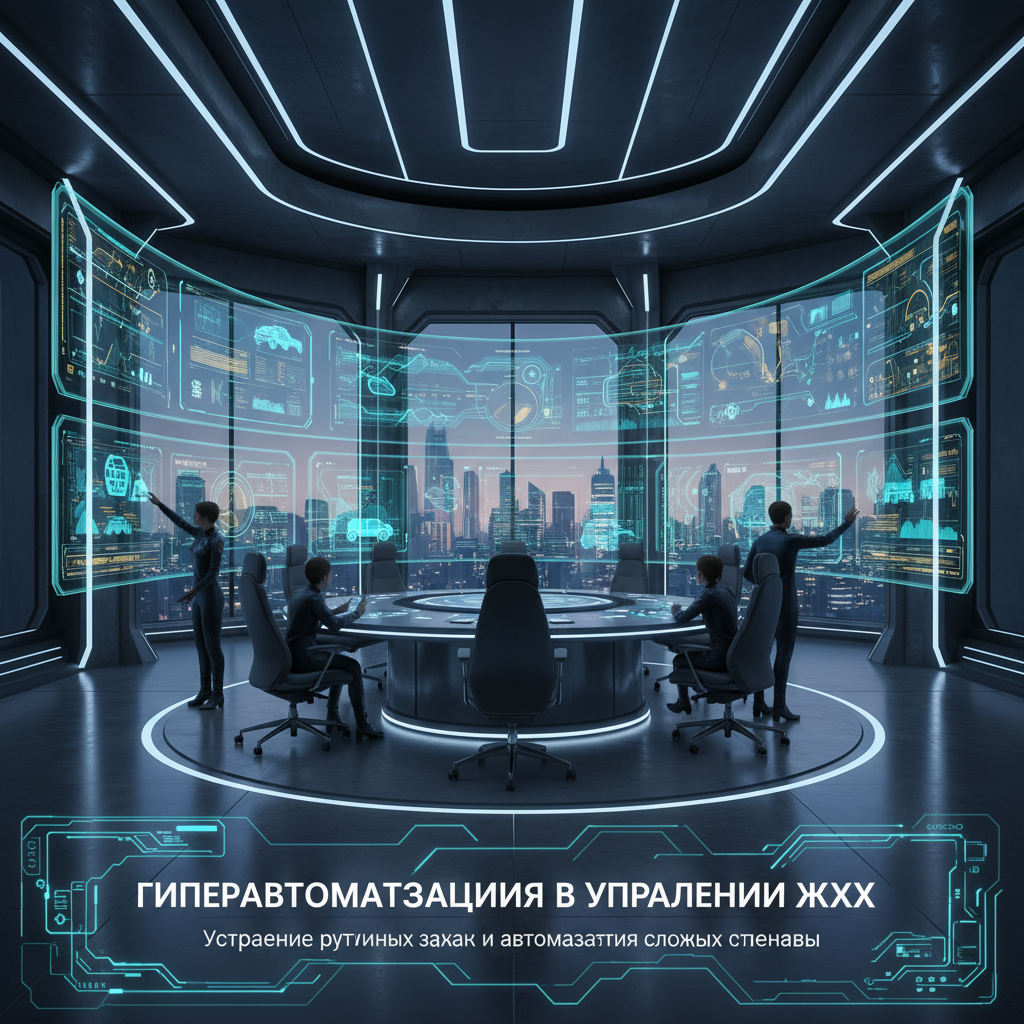 Гиперавтоматизация в управлении ЖКХ: Устранение рутинных задач и автоматизация сложных сценариев